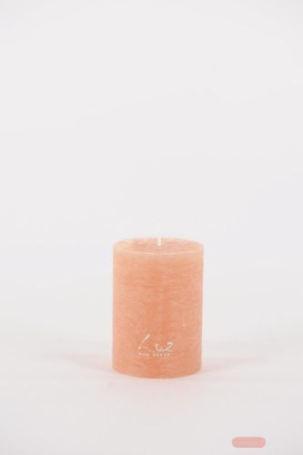 Bild von Rustic Zylinderkerze, 10cm x Ø50mm, nougat