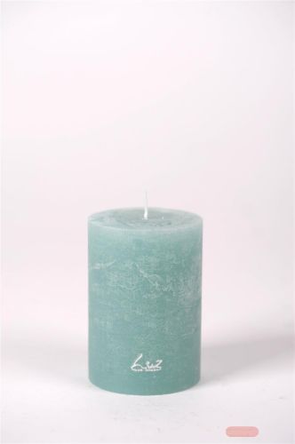 Bild von Rustic Zylinderkerze, 13cm x Ø90mm, lagune*