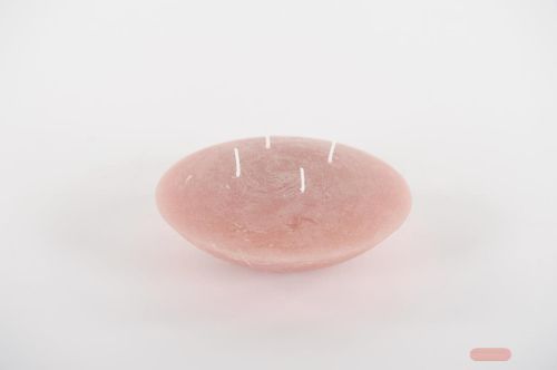 Bild von Schwimmkerze,  4 Docht - 7cm x Ø170mm, altrosa