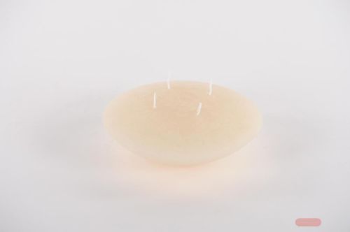 Bild von Schwimmkerze,  4 Docht - 7cm x Ø170mm, asparagus