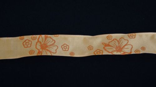 Bild von Band 20m/ 25mm, Hibiskus, orange