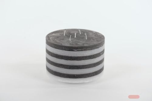 Bild von 5-Docht Multi Colour H12cm x Ø185mm, beluga-weiss