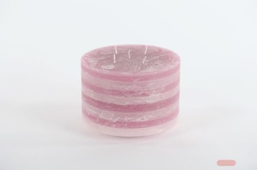 Bild von 5-Docht Multi Colour H12cm x Ø185mm, orchid-strawb