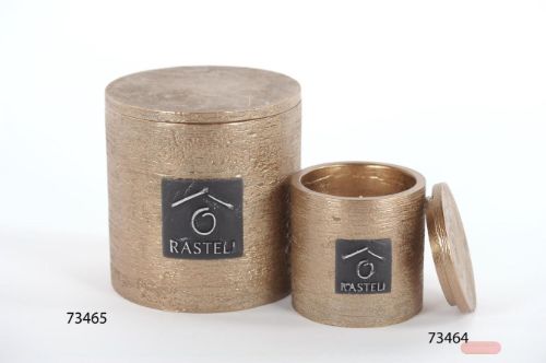 Bild von Duftkerze, Paraffintopf H15x Ø15cm, mystic musk