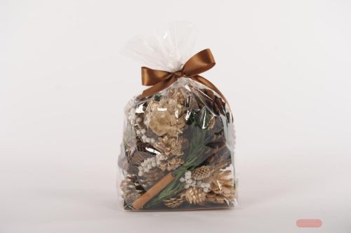 Bild von Exotic Deco, L19x H21cm, natural/champagne