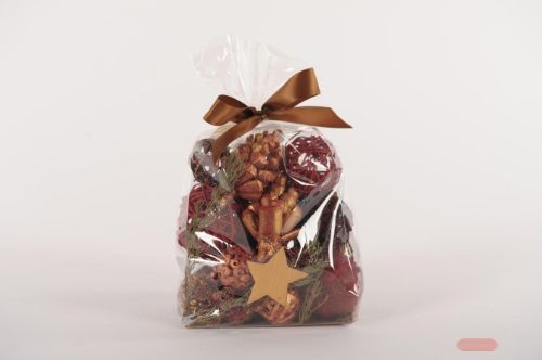 Bild von Exotic Deco, L19x H21cm, burgundy