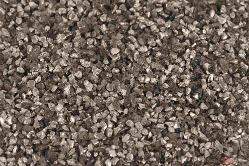 Bild von Glas Körner, bicolor 550gr, black silver