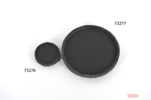 Bild von Schale, Tissée - Zement Ø11.7x 1.8cm, schwarz