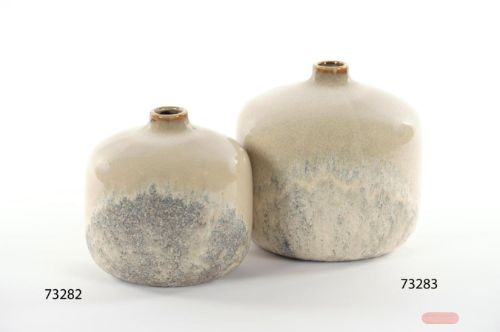 Bild von Vase, Glaze Keramik Ø20.5x 20cm, stonec
