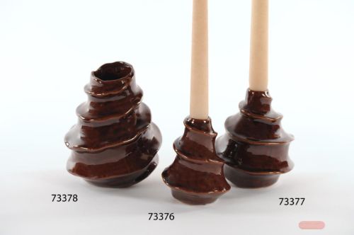 Bild von Vase, Spiral Stone Keramik Ø12.4x 15.4cm, burgundy