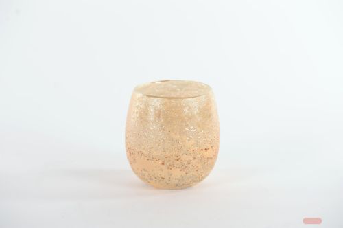 Bild von Glasvase, Schiuma di mare - Ø13x H13.5cm, gold