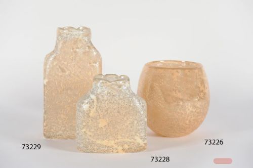 Bild von Glasvase, Schiuma di mare - L20x 9x H21.5cm, gold*