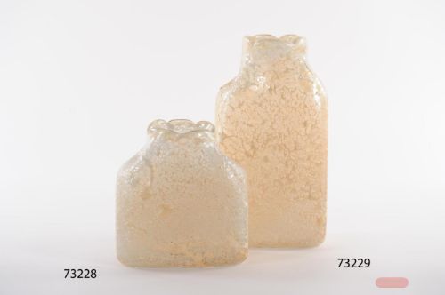 Bild von Glasvase, Schiuma di mare - L15x 10x H33.5cm, gold