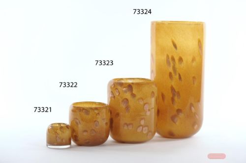 Bild von Windlicht, Votiv Harvest - Ø8x H7.5cm, gold