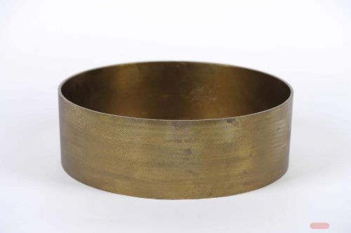 Bild von Schale, zylindrisch Alu Ø40x H13cm, raw gold