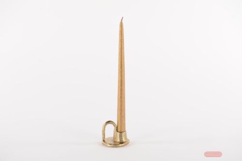 Bild von Spitzkerzenhalter, Antico - Alu Ø7.5x H6cm, gold