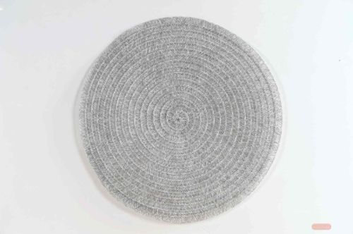 Bild von Placemat, Wicker circle rund 38cm, grey