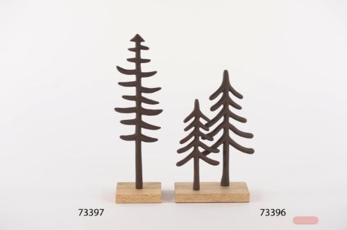 Bild von Tannenbaum, Weeping - Alu L8.5x 8x H29.5cm, brown