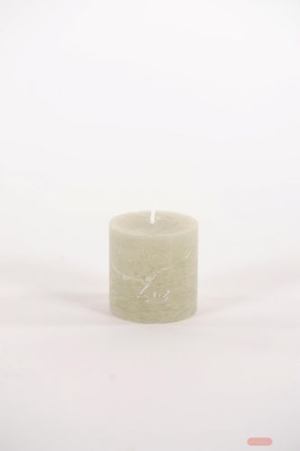 Bild von Rustic Zylinderkerze,   5cm x Ø50mm, eukalyptus