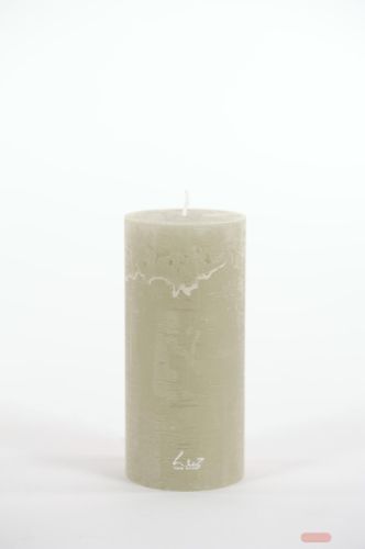 Bild von Rustic Zylinderkerze, 15cm x Ø50mm, eukalyptus