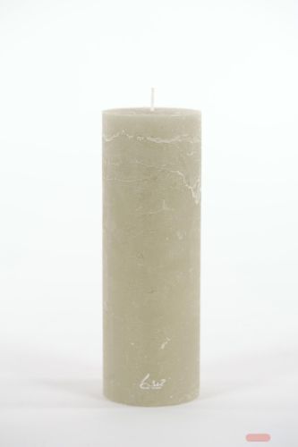 Bild von Rustic Zylinderkerze, 16cm x Ø60mm, eukalyptus
