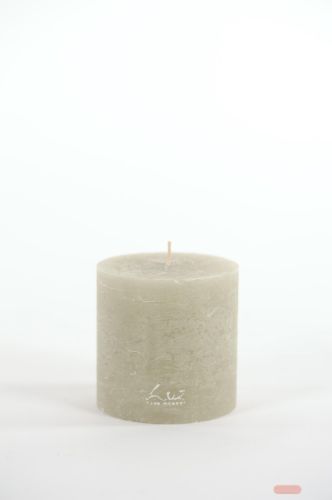 Bild von Rustic Zylinderkerze,   9cm x Ø90mm, eukalyptus