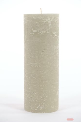 Bild von Rustic Zylinderkerze, 27cm x Ø100mm, eukalyptus