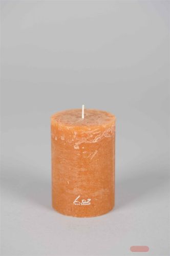 Bild von Rustic Zylinderkerze, 19cm x Ø90mm, amber