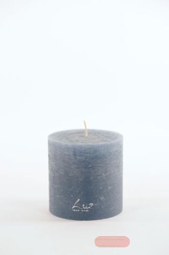 Bild von Rustic Zylinderkerze, 13cm x Ø90mm, ocean