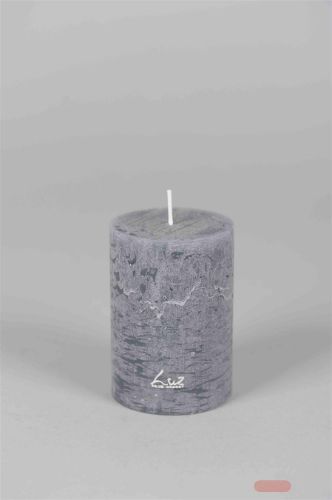 Bild von Rustic Zylinderkerze, 13cm x Ø90mm, basalt