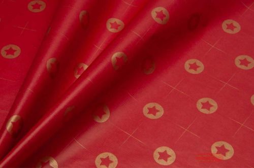 Bild von Blm-Papier,  75cm - Star Circle, fiery red - gold