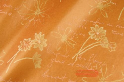 Bild von Blm-Papier,  50cm - Swinging Flowers, zimt