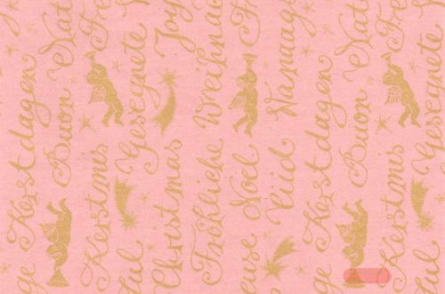 Bild von Blm-Papier,  50cm - Kalligraphie, terracotta-gold