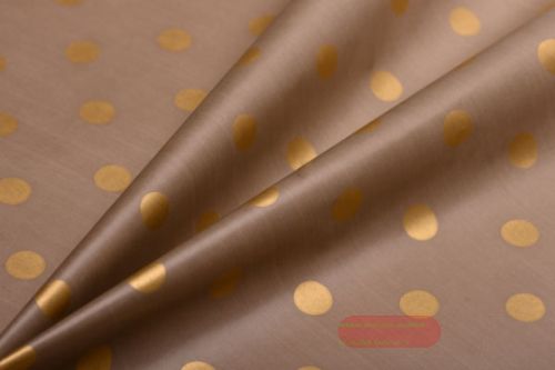 Bild von Blm-Papier,  50cm - Punti, taupe-gold