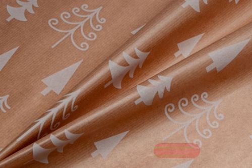 Bild von Blm-Papier, 100cm - Tannenbaum, natur-weiss