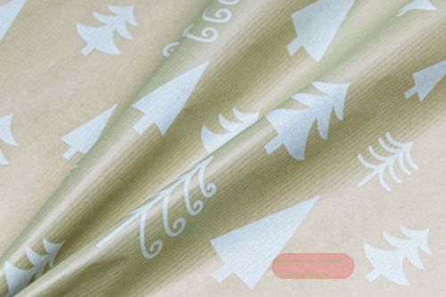 Bild von Blm-Papier, 100cm - Tannenbaum, salbei-weiss