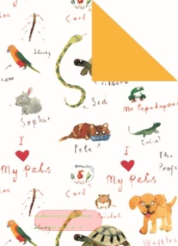 Bild von Rolle 200m x  30cm, Pets Tiere, bunt-weiss/orange