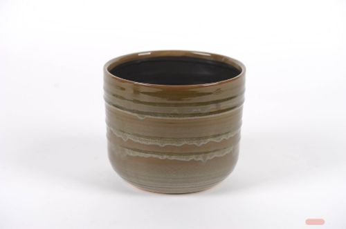 Bild von Blumentopf, Olivo Keramik Ø21x H17cm, olive