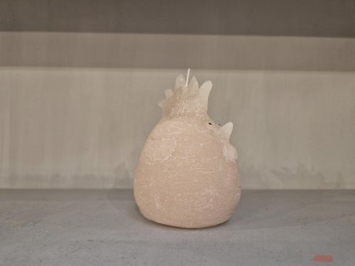 Bild von Kerzen Huhn, H13x Ø10cm, mondstein