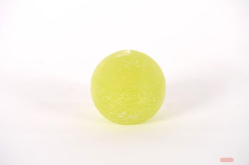 Bild von Rustic Kugelkerze, Ø 80mm, limette