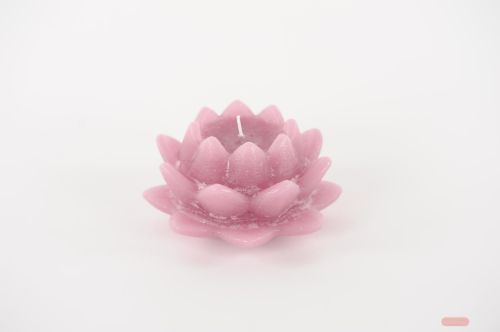 Bild von Schwimmkerze, Seerose H8x Ø13cm, orchid