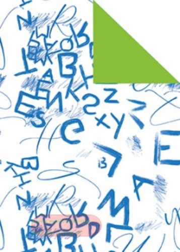 Bild von Rolle 200m x  50cm, Freestyle, blau-weiss/grün