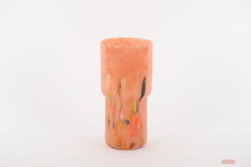 Bild von Glasvase, Kaleidoscope - Ø15.6x H30cm, peachy pink