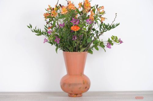 Bild von Glasvase, Kaleidoscope - Ø31.3x H41cm, peachy pink