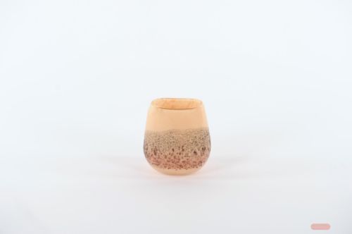 Bild von Glasvase, Excitement - Ø10.7x H11.1cm, latte