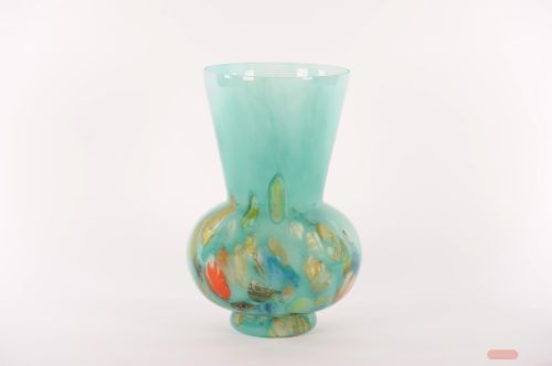 Bild von Glasvase, Kaleidoscope - Ø31.3x H41cm, aquamarine