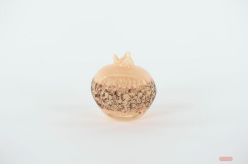 Bild von Glasvase, Excitement - Ø8.3x H8.5cm, latte