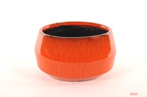 Bild von Blumentopf, Botanical Ø29.5x H16.5cm, mandarin red