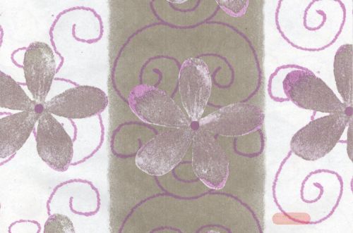 Bild von Blm-Papier,  75cm - Clematis, garlic-grey