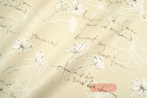 Bild von Blm-Papier,  50cm - Swinging Flowers, warmgrey^